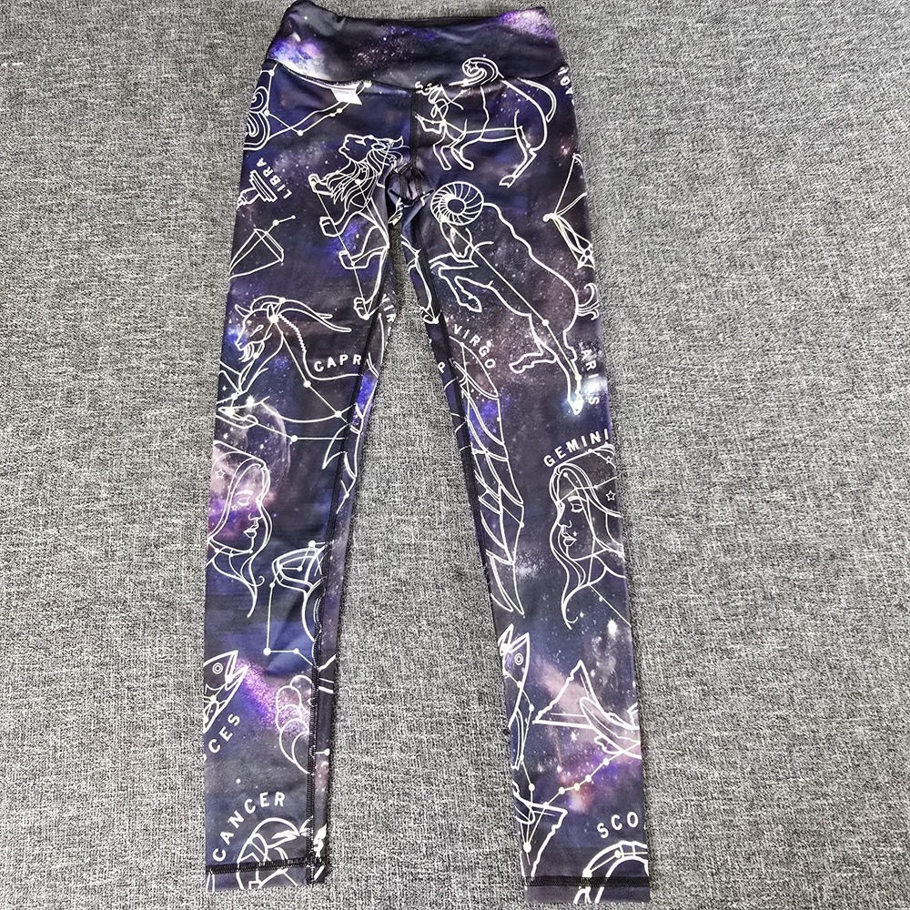 Victoria's Secret VSX Sport Knockout Zodiac Galaxy Constellation Leggings S/P